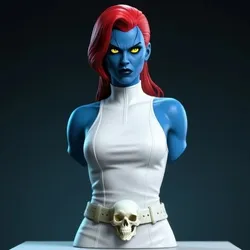 Mystique Bust - 100mm Comic