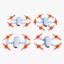 Simple Drone Pack M1 3D model
