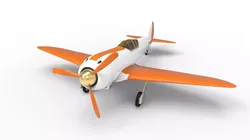 The Lavochkin La-5  Low-poly 3D model