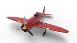 The Republic P-47 Thunderbolt Low-poly 3D model
