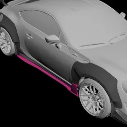 Toyota GT86 lip for side skirts (2014) 1/1
