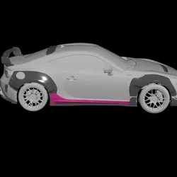 Toyota GT86 side skirts (2014) 1/1