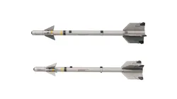 USAAF AIM-9 AIM9 Sidewinder Missile AIM9B 3D model