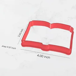 3D printer bestanden | 3MF | Open Book Cookie Cutter