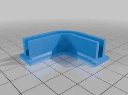 90° Corner Wall Mount for 4mm Neon LED Strips