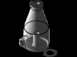 Dust Separator Cyclone, 3D print optimized, SW 2016