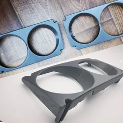 Headlight optic bezel for VW Passat B3 / 35i Hella twin headlights 9HB 138 668-001 / 9HB138668-001 / 9HB138667001 / 9HB138667-001