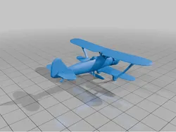 Henschel HS 123 (1/144 WW2 Biplane)