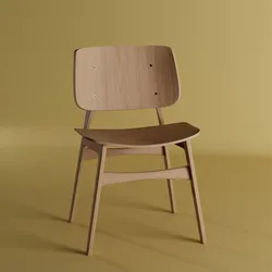 High Quality 3D Realistic Chair Model Modern Design 3D model