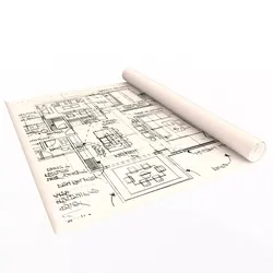 House Blueprints 01 Low-poly 3D model