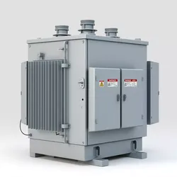 Industrial Electrical Power Transformer 3D Model Low-poly 3D model