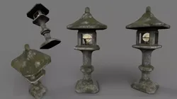 Japanese Lantern 3D model