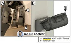 Kärcher WVP10 Advanced – Battery Holder