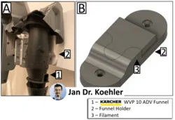 Kärcher WVP10 Advanced – Water Funnel Holder