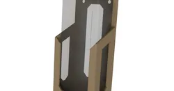 Laser meter wall mount