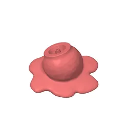 Melting Ice Cream Clicker Keychain