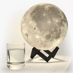 Model of decorative night lamp MOON 3D model