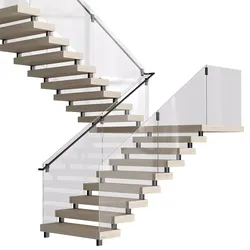 Modern stairs 9 3D model