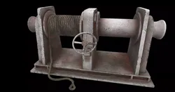 mooring winch 3D model