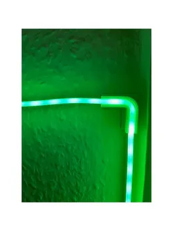 Neon stripe holder 90° for 4mm stripes