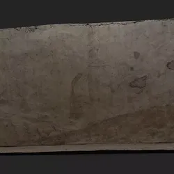 Old Cement Wall 3D model