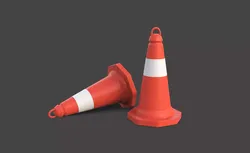 Prop96 Traffic Cone Low-poly 3D model