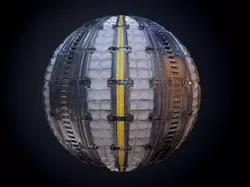 Sci-Fi Military Seamless PBR Texture 40 Texture
