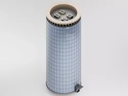 Skyscraper 01 Low-poly 3D model