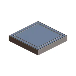 Smart Drain With Holes 3D Illustration 3D model
