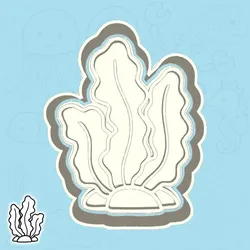 Underwater world cookie cutters - seaweed (style 1)