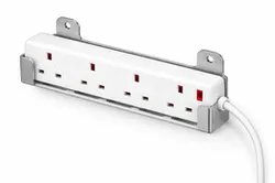 WALL MOUNTED POWER STRIP HOLDER
