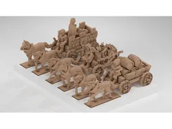 Warmaster Bretonnian Wagon Train