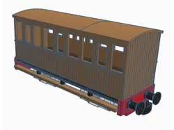 WIP 009 Motorized Bogie coach