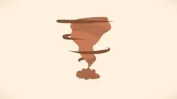 2D Stylized Tornado VFX (animated)
