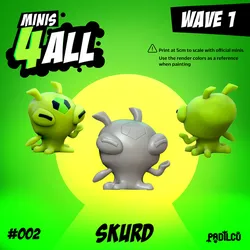 3D MINI FIGURE SKURD OMNIVERSE figure