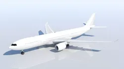 A330 NEO Low Poly Static Model Low-poly 3D model