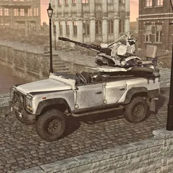 AA 2 Barrels Vehicle for DAZ3D 3D model