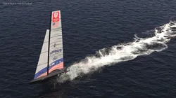 AC75 Hydrofoil Sailboat Airbus Edition 3D model
