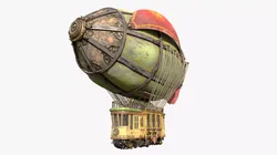 Airship Fighting 3D model