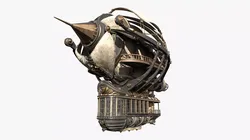 Airship Steampunk 3D model