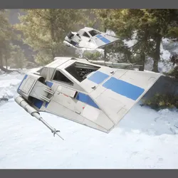 Airspeeder Low-poly 3D model