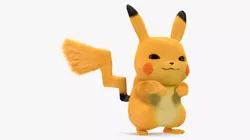 Anime Character Pikachu Angry Fur 3D model