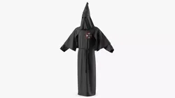 Black Suit Ku Klux Klan 3D model