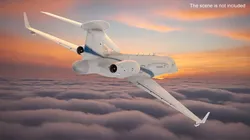 CAEW Airborne Early Warning Aircraft Rigged 3D model
