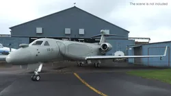 CAEW G550 Green in Takeoff Position 3D model