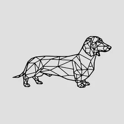 Dachshund Line Art Wall Art
