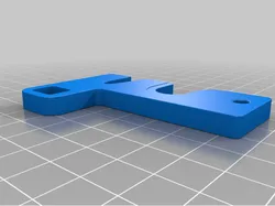 E3D V6 hot end plate for Robo R1+