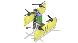 FPV Drone Plane 3D model