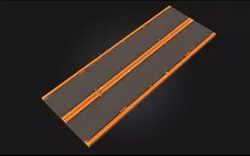 Futuristic Runway  Sleek Pathway to Tomorrow 3D model