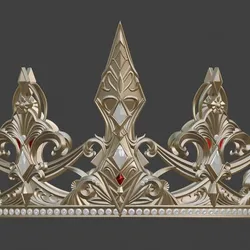 Girl Crown - Fallen Crown Love And Deepspace 3D print